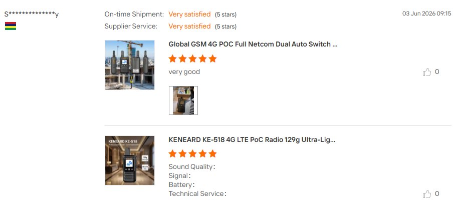 KENEARD customer feedback