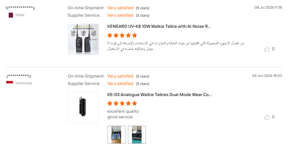 KENEARD customer feedback